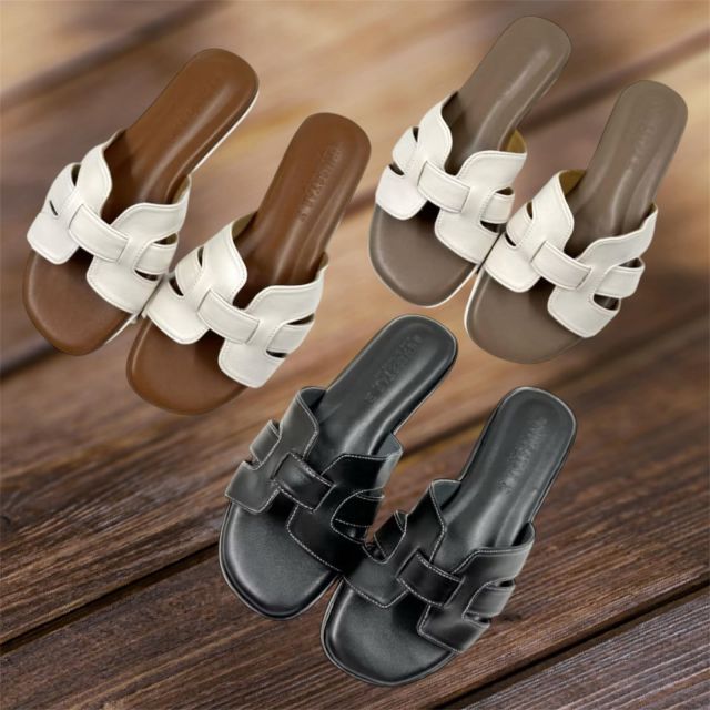 รองเท้า รุ่น แฮลี่ รองเท้าแตะพื้นนุ่ม หนังนิ่ม