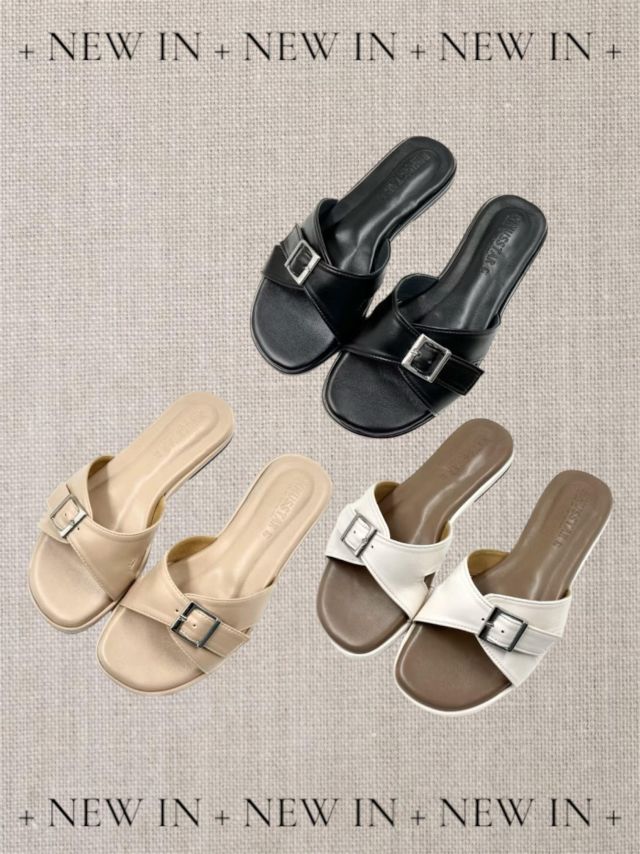 ♥️รุ่น เดลี่ ♥️  รองเท้าแตะหน้าสวม สายคาด